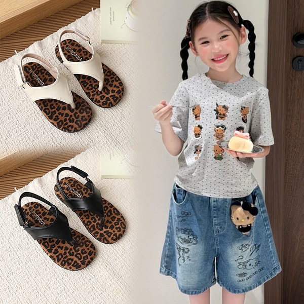 Dép sandal Bella Neman đế đốm báo phong cách thời trang, phối quần short hàng ngày mùa hè