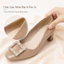 Giày Mary Jane Cao Gót Mũi Vuông 5cm, Sandal Nữ Quai Hậu Đế Êm, Giày Công Sở Đi Làm Thanh Lịch