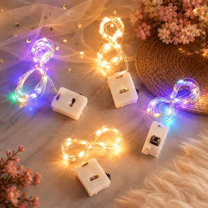Đèn LED Dây Đồng Dùng Pin Cúc Áo Có Công Tắc Decor Phòng, Chụp Ảnh, Tiệc Sinh Nhật