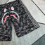 Quần short bagy cá mập đẹp lửng hoạ tiết camo xám phong cách đường phố