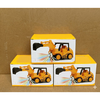 Xe Cẩu Chạy Pin Phát Sáng – Đồ Chơi Xe Công Trình Có Nhạc & Đèn LED