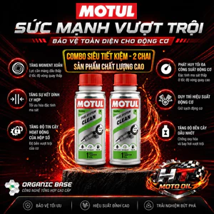 Motul Combo Siêu Tiết Kiệm 2 Chai Fuel System Clean Tăng Hiệu Suất Động Cơ & Giữ Sạch Hệ Thống Nhiên Liệu Chất Lượng Cao