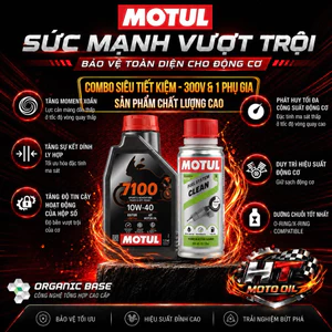 Motul Combo Siêu Tiết Kiệm 1 Chai 7100 & 1 Phụ Gia Chất Lượng Cao Dành Cho Hệ Thống Nhiên Liệu