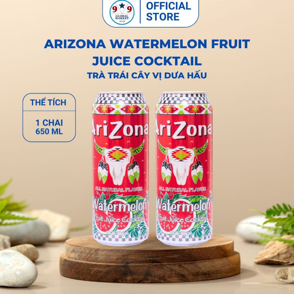 NƯỚC GIẢI KHÁT ARIZONA  650ml -Trà Trái Cây Nhập Khẩu Mỹ - Thơm ngon giải khát