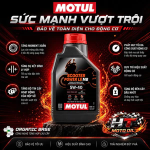 Motul Dầu Nhớt Xe Tay Ga Scooter Power LE MB 5W-40 4T 800ml Chính Hãng Cao Cấp Full Synthetic Bảo Vệ Động Cơ Tối Ưu Tiêu