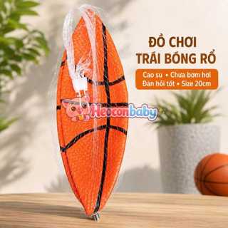 Bóng Rổ Cao Su Size 20cm Cho Bé – Đồ Chơi Vận Động Ngoài Trời Giúp Bé Rèn Luyện Sức Khỏe