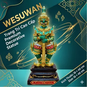 Tượng Trang Trí Thần Tao 10x40cm – Thiết Kế Thanh Mảnh, Tông Màu Sang Trọng