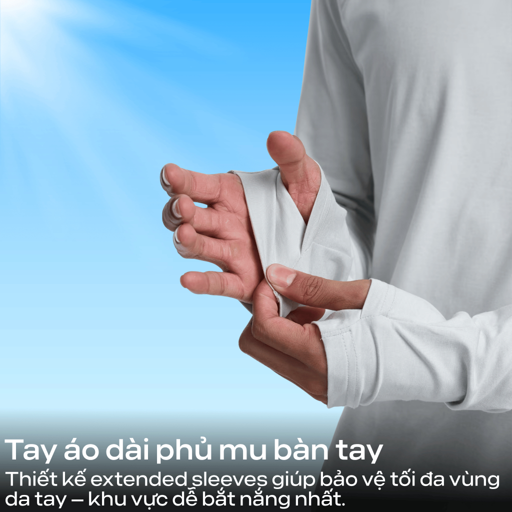 [TẶNG ÁO BA LỖ]Áo chống nắng Quick Dry Sun Protection UPF50 chống UV, thoáng mát, Áo hoodie tránh nắng Coolmate