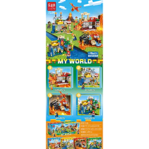 bộ đồ chơi lắp ráp lego chủ đề My World