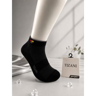 Combo 5 đôi tất nam cổ trung kẻ viền cao cấp TIZANI TC-02