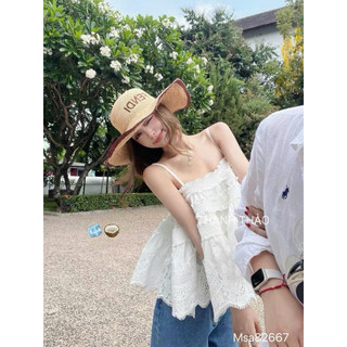Áo 2 Dây Thô Boi Pha Ren Viền