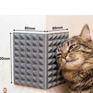 Bàn Chà Gãi Cho Mèo Gắn Góc Tường-Dụng Cụ Mèo Cọ Mặt Gắn Góc Tường