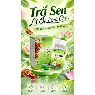 Trà Sen Lá Ổi Linh Chi Da Sáng Dáng Xinh