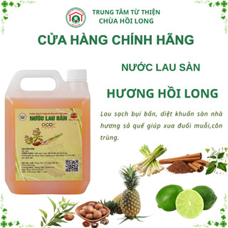 Nước Lau Sàn OCOP Sả Quế Chùa Hồi Long 2L - Sạch Thơm, An Toàn, Hỗ Trợ Đuổi Côn Trùng
