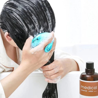 Combo 2 Lược Chải Gội Đầu Silicon Massage Da Đầu – Bông Tắm Silicon Tạo Bọt Đa Năng Hình Thỏ | GigaMax Home