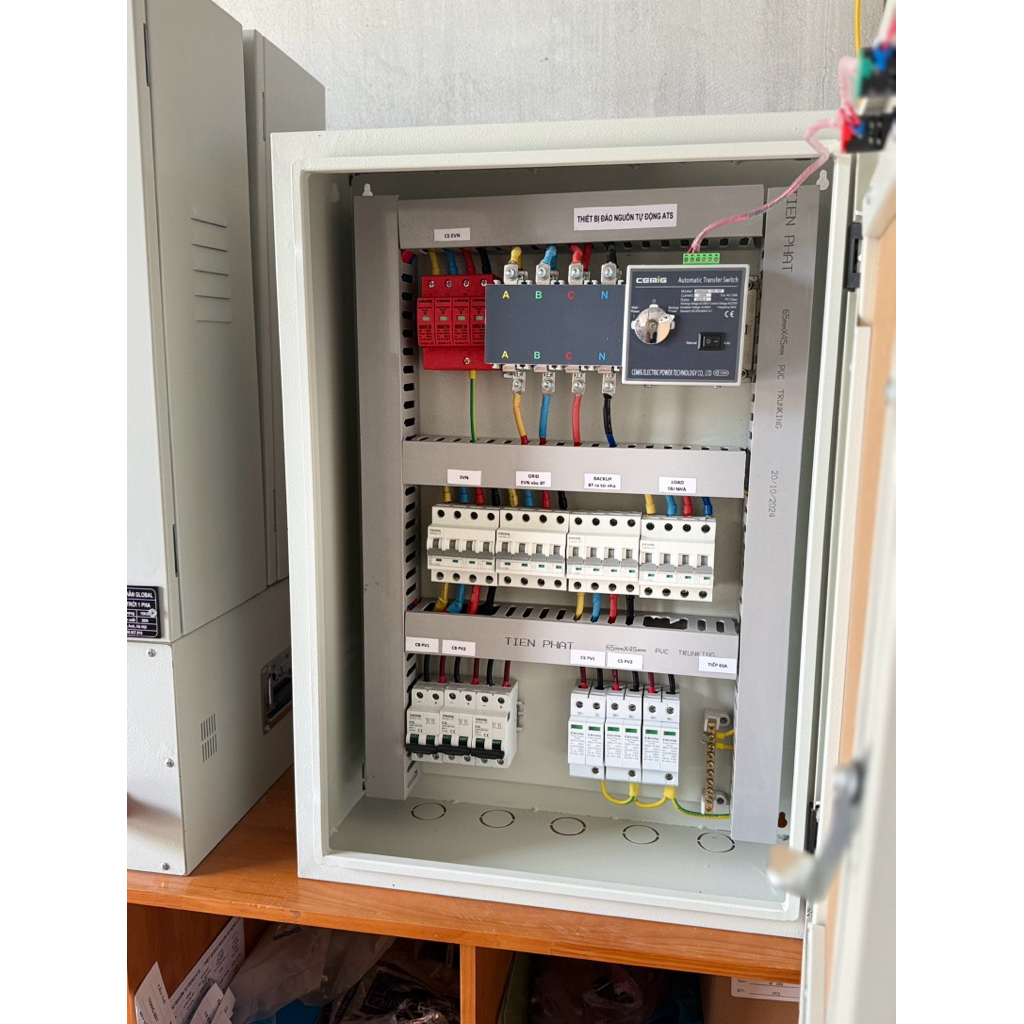 Tủ điện mặt trời GHG 3 Pha hệ 12-16KW