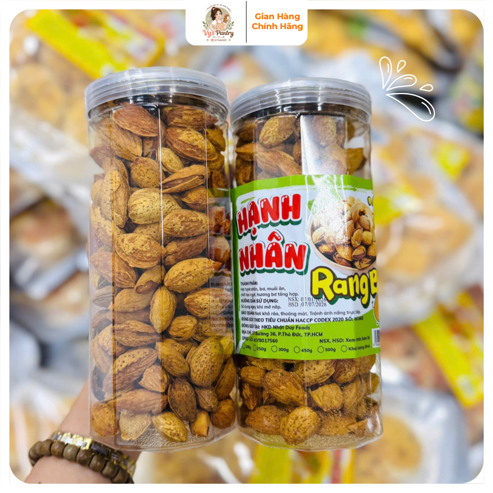 Hạnh Nhân Rang Bơ Cao Cấp 450g - Hạnh Nhân Rang Bơ Giòn Ngon Cao Cấp