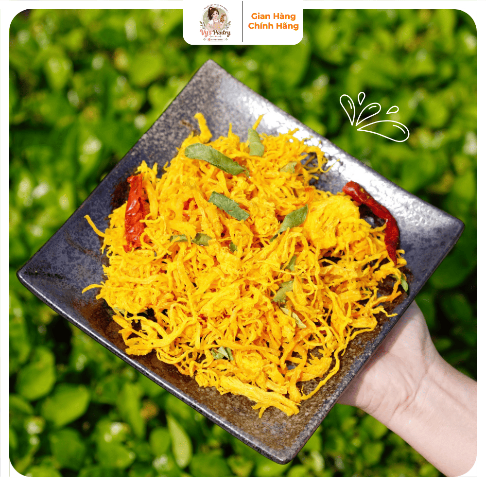 Khô Gà Lá Chanh 500g - Khô Gà Xé Cay Lá Chanh Ăn Vặt Ngon