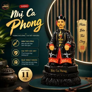 Mẫu Phụ Kiện Tượng Phong Nhị Ca decor Không Gian Sống Kích Thước 11cm