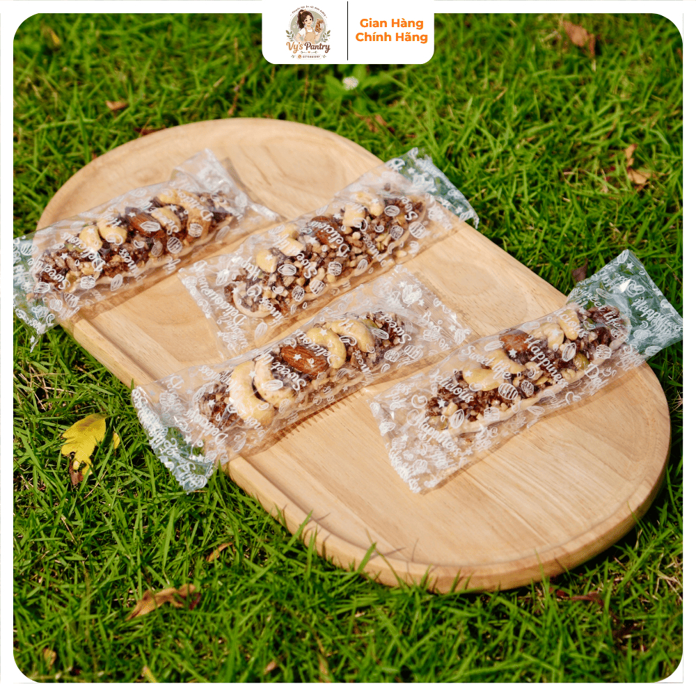 Bánh Thuyền Mix Hạt Dinh Dưỡng Cao Cấp 500g - Bánh Hạt Healthy Ăn Kiêng Giảm Cân