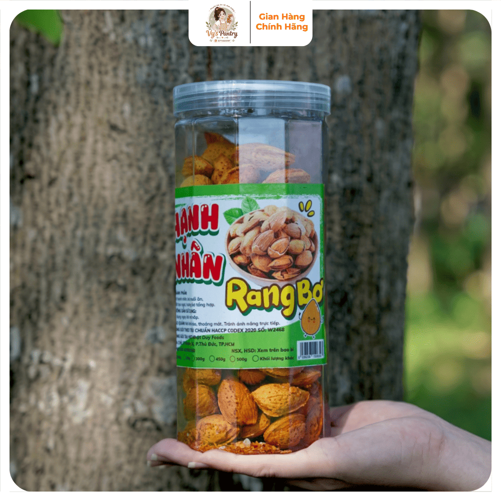 Hạnh Nhân Rang Bơ Cao Cấp 450g - Hạnh Nhân Rang Bơ Giòn Ngon Cao Cấp