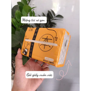 Thùng 30 gói giấy ăn gấu trúc giấy dai - mịn