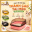 Khay Vệ Sinh Mèo Thành Cao Tai Mèo 48x34.5x18cm - Chống Văng Cát, Dễ Vệ Sinh