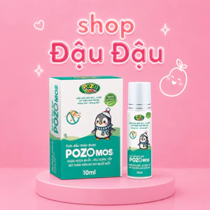 Thanh Lăn Thảo Dược Xua Muỗi PozoMos-Pozokids Hỗ Trợ Xua Đuổi Muỗi cho bé yêu, Dưỡng Ẩm Da lọ 10ml