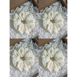 🎀Scrunchies Set Cột Tóc Vải Xô Muslin hình trái tim xinh xắn nhỏ nhắn dễ thương đáng yêu 🌸🎀
