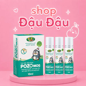 Thanh Lăn Thảo Dược Xua Muỗi PozoMos Hỗ Trợ Xua Đuổi Muỗi cho bé yêu, Dưỡng Ẩm Da lọ 10ml