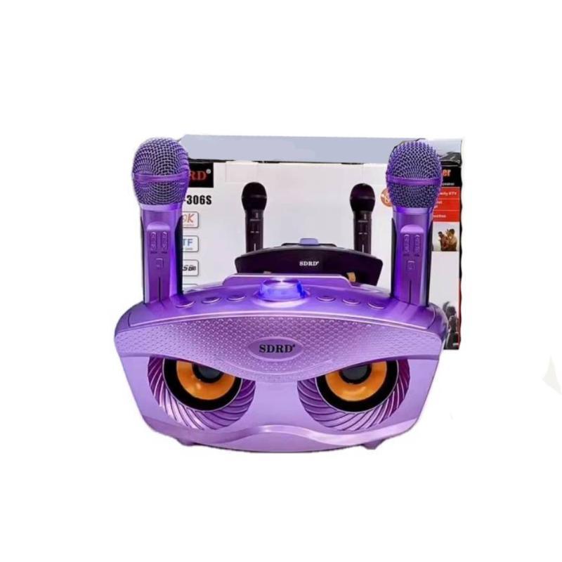 Loa Bluetooth Karaoke Mắt Cú Sdrd Sd-306 Kèm 2 Micro Âm Thanh Sống Động