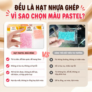 [HÀNG ĐẶT TRƯỚC] Hạt Ủi Perler Beads 2.6mm 10g (~1000 hạt) - Bảng màu A