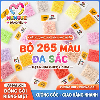 [HÀNG ĐẶT TRƯỚC] Hạt Ủi Perler Beads 2.6mm 10g (~1000 hạt) - Bảng màu A