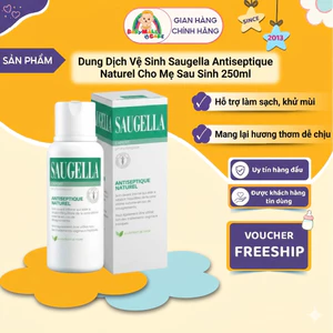 Dung Dịch Vệ Sinh Saugella Antiseptique Naturel Cho Mẹ Sau Sinh 250ml | Babymall & Care