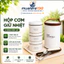 Hộp đựng cơm giữ nhiệt loại 3 tầng inox, hộp cơm văn phòng tiện lợi nhỏ gọn