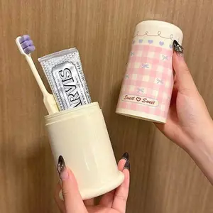 Hộp Đựng Bàn Chải Đánh Răng Du Lịch, Bộ Cốc Đánh Răng Du Lịch Nhỏ Gọn, Bỏ Túi Tiện Lợi