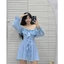 ĐẦM BÁNH BÈO TAY DÀI BÈO TẦNG KT320, ĐẦM NỮ ĐI TIỆC ĐI CHƠI | MEOINDAHOUSE