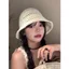 Mũ Chống Nắng Đan Tay Phong Cách Vintage Hàn Quốc Đi Biển Đi Chơi Thời Trang Thanh Lịch