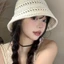Mũ Chống Nắng Đan Tay Phong Cách Vintage Hàn Quốc Đi Biển Đi Chơi Thời Trang Thanh Lịch