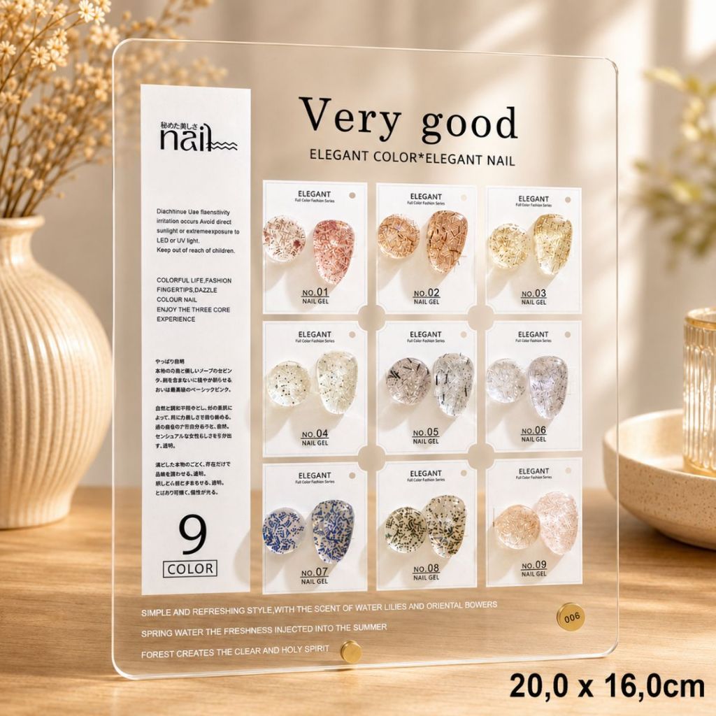 [XẢ HẾT]  6/9/12/24/35/60 Bảng trưng bày mẫu móng - Bảng trưng mẫu decor phòng tiệm nail