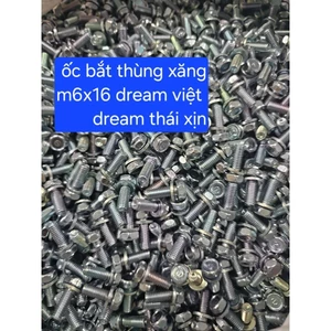 Ốc bắt thùng xăng lớn m6x16 cho xe máy dream việt dream thái xịn