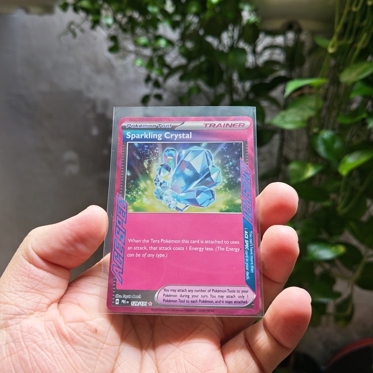 Thẻ Trainer Sparkling Crystal 129/131 Holo