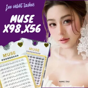 LeeVelvetLashes-MI MUSE- Mi X98-X56- Sợi mi mảnh, tự nhiên – giúp mắt to và rõ nét hơn