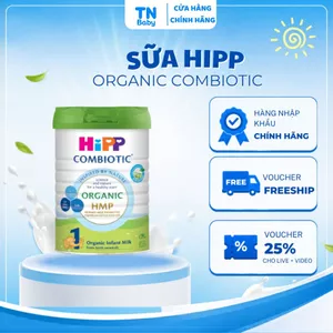 Sữa HiPP Organic Combiotic Nhập Khẩu Đủ Số 800g – Hữu Cơ EU Lợi Khuẩn HMO Tăng Đề Kháng Cho Bé