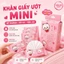 Combo 2 gói Khăn Giấy Ướt Mini Dễ Thương Bỏ Túi Tiện Lợi ( TÚI 8 GÓI )