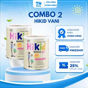 Combo 2 Sữa Hikid Vani 600g Nhập Khẩu Hàn Quốc Cho Bé 1-9 Tuổi, Tăng Chiều Cao, Bổ Sung Canxi DHA - Tâm Nhun