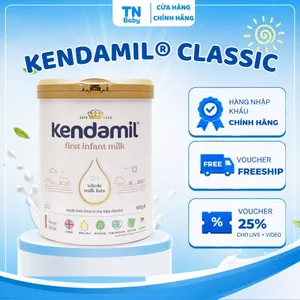 Sữa Kendamil Classic Nguyên Kem Anh Quốc 800g Đủ Số - Tăng Cân Phát Triển Não Bộ Cho Bé DHA MFGM