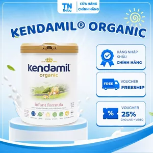 Sữa Kendamil Organic Anh Quốc 800g Đủ Số – Hữu Cơ EU 95% Tăng Miễn Dịch Phát Triển Trí Não