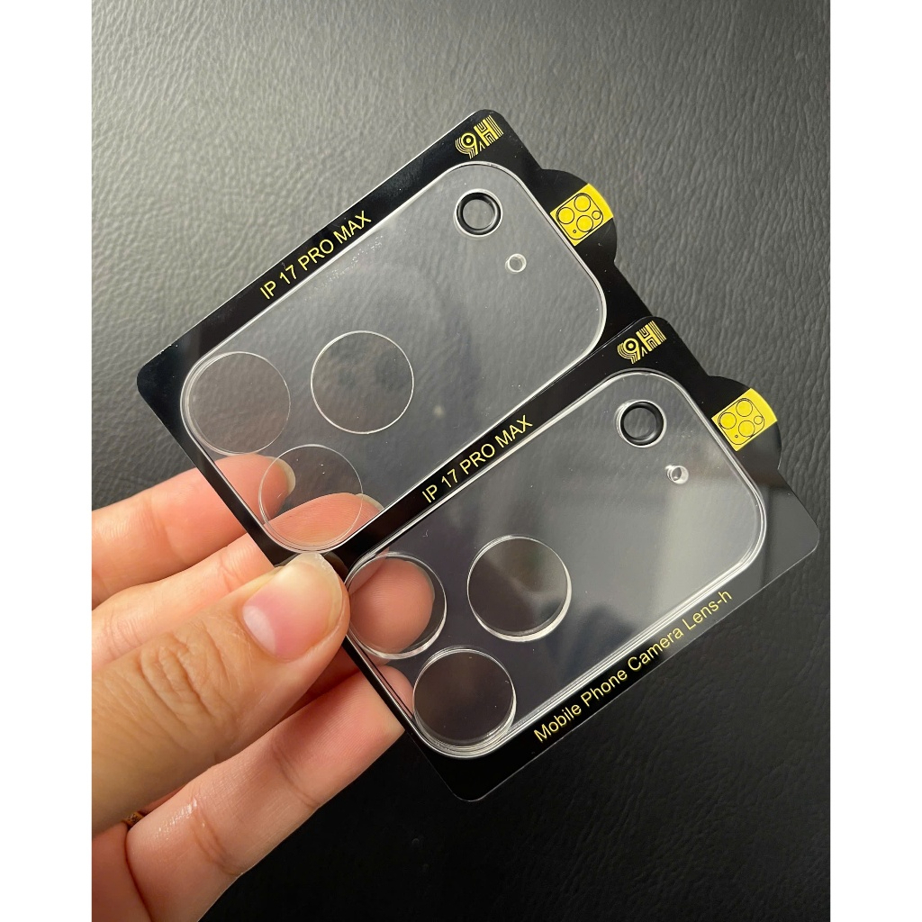 Kính cường lực bảo vệ cụm camera trong suốt cho iPhone 17 Pro Max / 17 Pro / 17 Air / 17