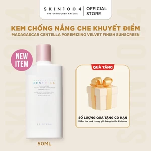Kem chống nắng SKIN1004 Madagascar Centella Poremizing Velvet Finish Sunscreen SPF50+ PA++++ 50ml